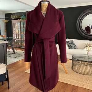 Donna Karan Cashmere Shawl Coat US 8 NWT